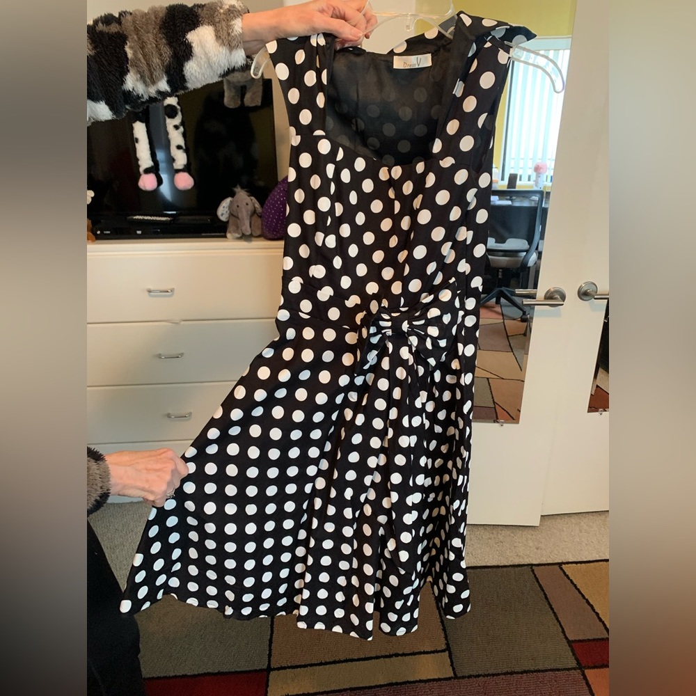 Polka dot dress vintage